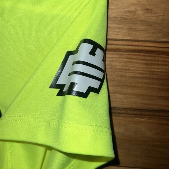 Nike Dri-FIT Precision VI Short Sleeve Soccer Jersey Mens Medium Slim Fit Yellow - Picture 6 of 7